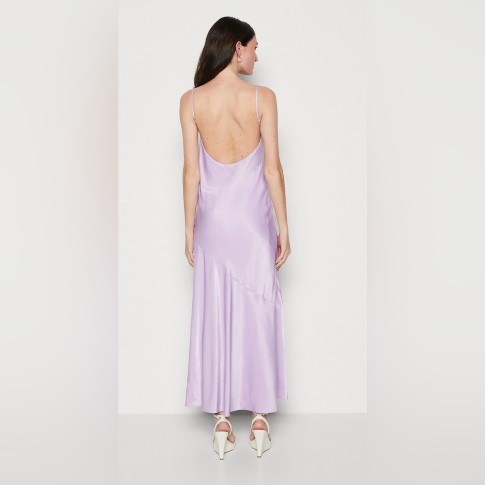 Abercrombie & Fitch Lavender Satin Dress - Picture 2 of 6